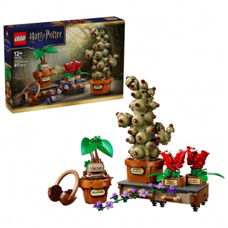 Constructor - LEGO Harry Potter 76474 Hogwarts Herbology Plants 817 Pieces Multicolor