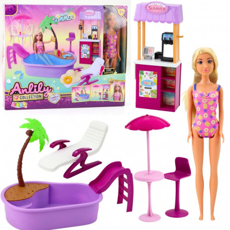 Anlily nukk rannas bassein palm joogilett aksessuaarid