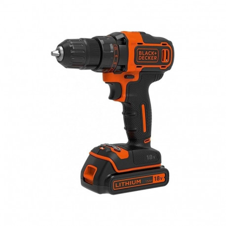 BLACK & DECKER 18V , 2x1.5 Ah Cordless drill driver | BDCDD186KB-QW