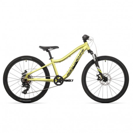 Noorukite jalgratas Rock Machine Storm 24 Sulfur Yellow (Ratta suurus: 24 Raami suurus: 12)