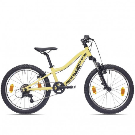 Laste jalgratas Rock Machine Storm 20 Sulfur Yellow (Ratta suurus: 20 Raami suurus: 9)