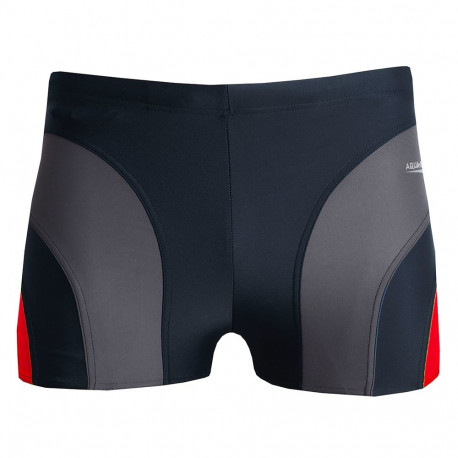 Spodenki kąpielowe męskie Aqua-Speed Sasha szaro czerwone 336 2407