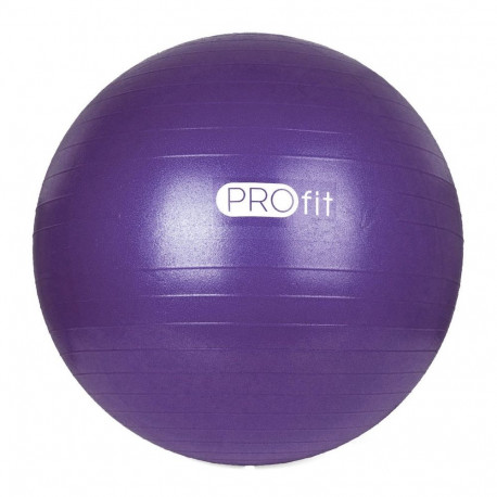 Profit võimlemispall DK 2102 55cm pumbaga, lilla