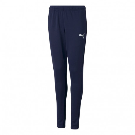 Spodnie dla dzieci Puma teamRISE Poly Training Pants Jr granatowe 657391 06