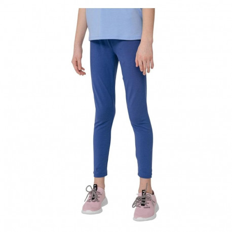 Legginsy dla dziewczynki 4F niebieskie HJL22 JLEG001 33S