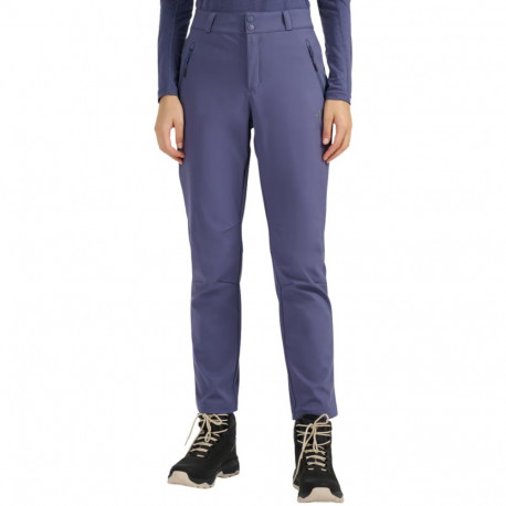 Spodnie trekkingowe damskie 4F softshell FNK F0988 denim 4FWAW25TFTRF0988 32S