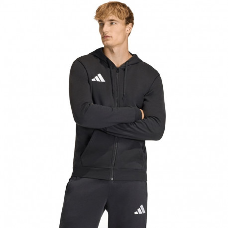 Adidas meeste kapuutsiga pusa Entrada 26 FZ Hoody KF5945, must