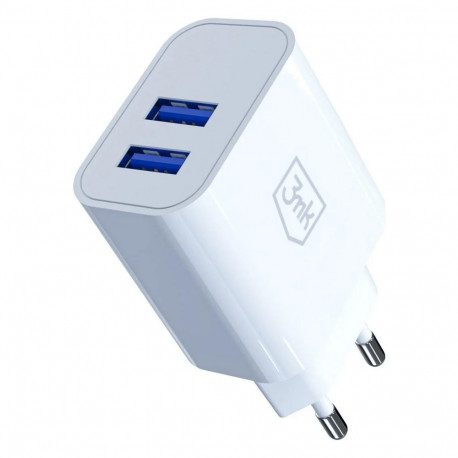 3mk FlowPower 10W 2.4A 2A, valge