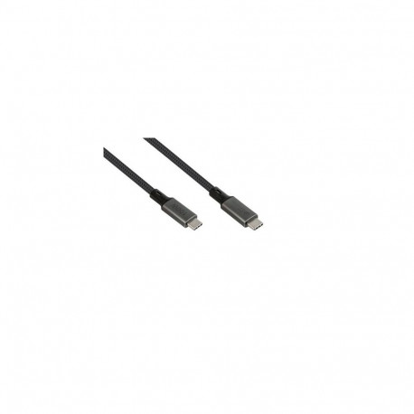 Alcasa Kabel / Adapter USB cable USB4 Gen 2x2 1 m USB C Grey