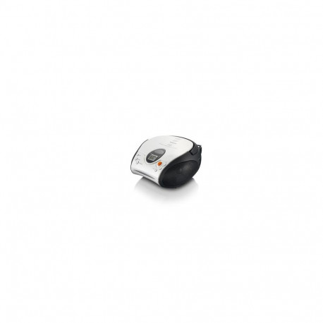 Lenco SCD-24 Digital FM Black, White MP3 playback