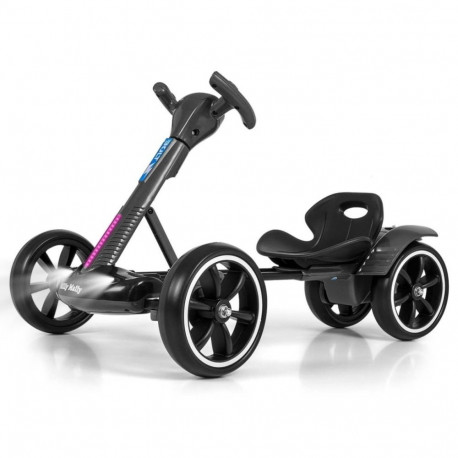 gokart bolt akutoitega, must