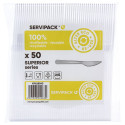Knives 50pcs (transparent, reusable)