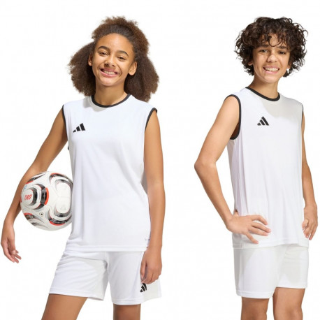 adidas laste varrukateta särk Entrada 26 KB3935, valge