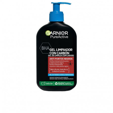 GARNIER PURE ACTIVE näopuhastusgeel mustpeadevastane söega 250ml