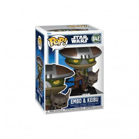 FUNKO POP! Vinyl figuur: Star Wars: Mandalorian & Grogu - Buddy Embo & Keibu