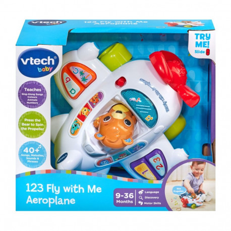 VTECH Interactive toy 123 fly with me aeroplane (in English lang.)