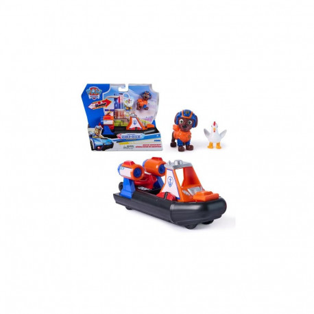 PAW Patrol : Search & Rescue, Zuma Rescue Hovercraft Water Vehicle with 2 Figures, Toy Boat with