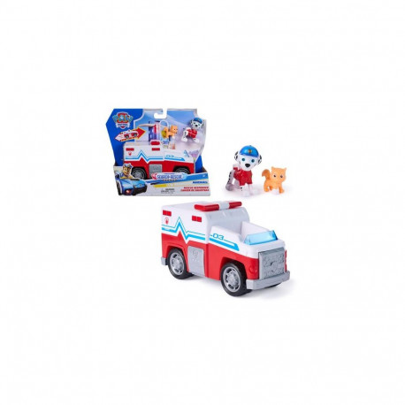 PAW Patrol : Search & Rescue, Marshall Rescue Responder Vehicle with 2 Figures, Toy Truck with P