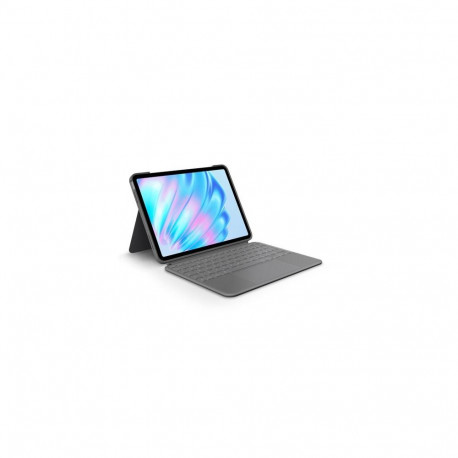 Logitech Combo Touch QWERTY Danish, Finnish, Norwegian, Swedish Smart Connector Grey