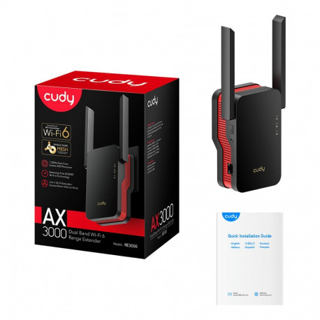 "Cudy AX3000 WiFi 6 Mesh Repeater"