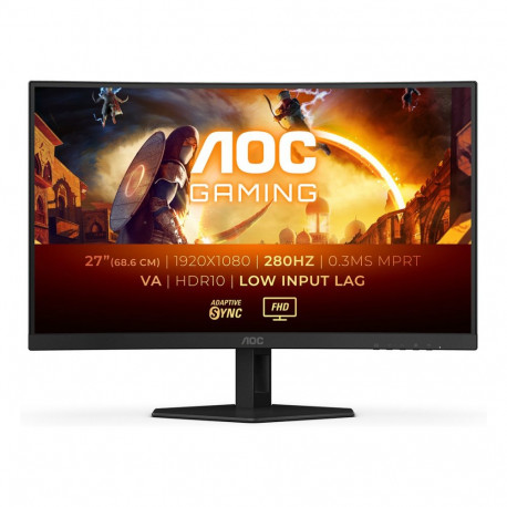 AOC mängurimonitor C27G4ZXE kaardus 68,6cm/27" (1920x1080) 16:9 FHD VA HDR10 3ms 280Hz 2xHDMI DP, mu