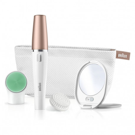 "FaceSpa 851V Gesichtsepilierer - Gold - Weiß - 1.5 V - AA - 321 g - Box - 57 mm"