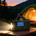 Hawk HWRDI420GN Radio Solar Dynamo With Flashlight