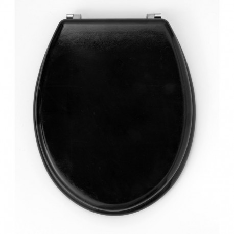 Beldray LA032355BFPEU7 Wooden Toilet Seat, Black