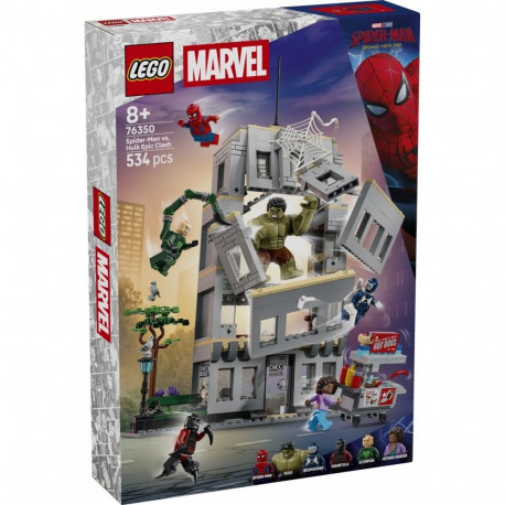 Marvel Super Heroes ehitusplokid 76350 Spider-Man vs. Hulk epiline lahing