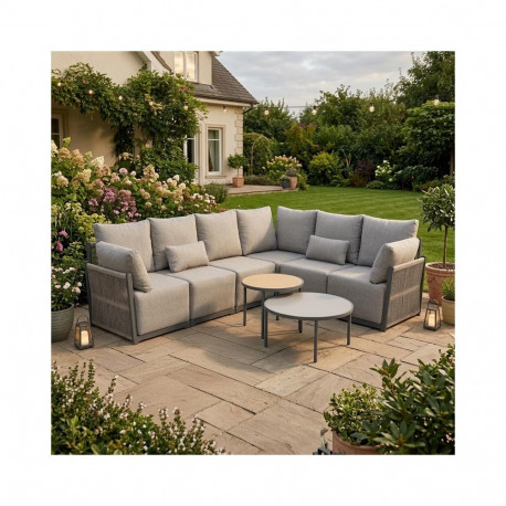 OUTDOOR FURNITURE SET 180X72X70
