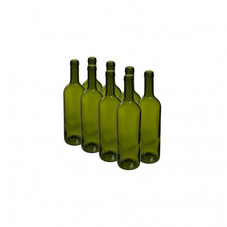 pudeli klaas 0.75L komplekt oliv ilma korgita 8 tk