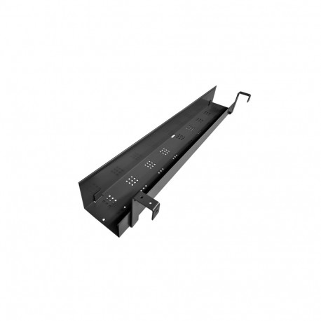 Cable management tray, 1100x120x115mm, Black