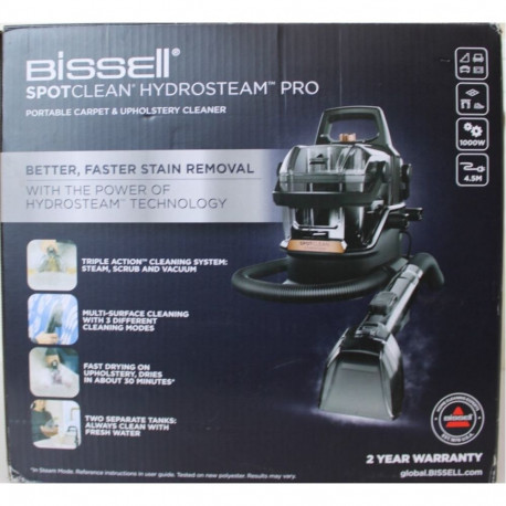 Bissell SALE OUT. SpotClean HydroSteam Pro | Portable Carpet and Upholstery Cleaner | SpotClean Hydr