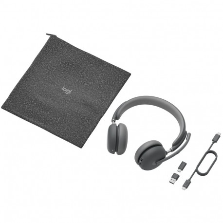 Audio Equipment - Logitech Zone Wireless 2 UC Stereo USB-C/A Headset, 230 g, Zoom Certified, Black
