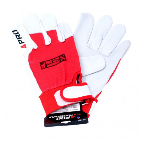 Töökindad PRO GRIP kitsenahast velcro 11