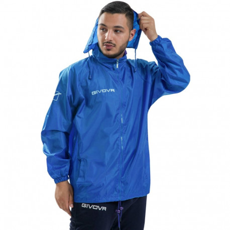 Kurtka Givova Rain Basico niebieska RJ001 0002