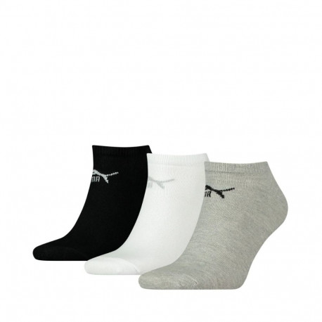 Puma madalad sokid 201103001 882/887497 04 3 paari, hall, valge, must
