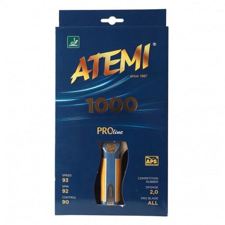 Atemi lauatennise reket 1000 Pro uus anatoomiline