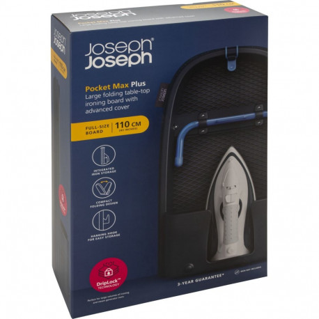 Joseph Joseph kokkupandav triikimislaud Pocket Plus Max, sinine