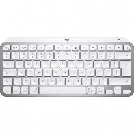 Logitech MX Keys Mini for Mac Pale Gray Wireless Silver White UK Keyboard (920-010526)