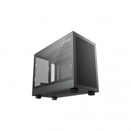 Computer Case - DEEPCOOL CH160 PLUS SFF Micro ATX Mini-ITX Tempered Glass Black