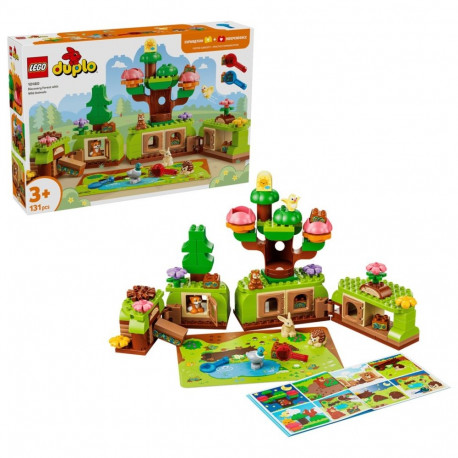 Toy Building Set - LEGO DUPLO 10480 Discovery Forest 131 Pieces Wild Animals Multicolor