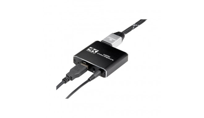 Gembird USB HDMI grabber, 4K, läbiv HDMI UHG-4K2-01