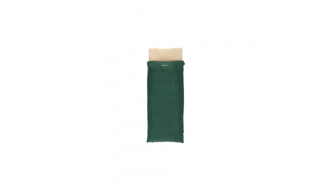 Outwell Contour Prime Green | Sleeping Bag | 220 x 85 cm | Temperature -13 to 16 °C | 2-way L-shape 