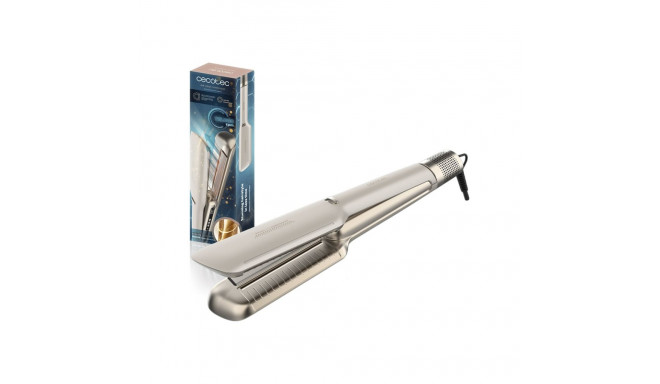 Cecotec Hair Straightener | Air Lisse Champagne | Ceramic heating system | Ionic function | Temperat
