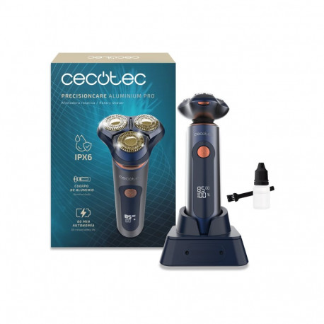 Cecotec habemeahi PrecisionCare Aluminium Pro tööaeg (maks.) 80min märg- ja kuivkasutusega, sinine