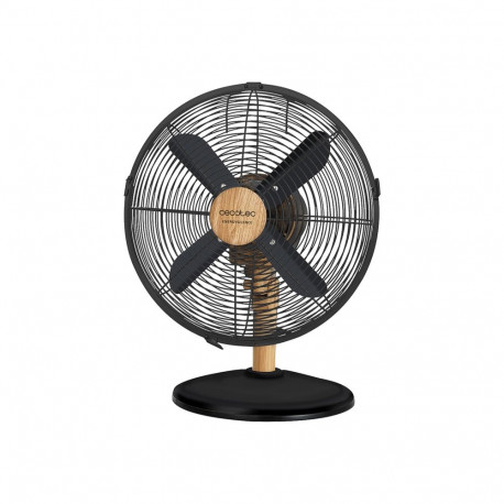 Cecotec EnergySilence 600 WoodDesk | Desktop Fan | Table Fan | 40 W | Diameter 30 cm | Number of spe