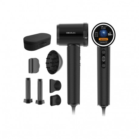 Cecotec Hair Dryer | DryGlam Waves i-Sensor Pro | 1600 W | Number of temperature settings 4 | Ionic 