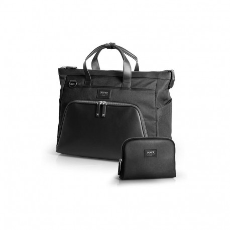 PORT DESIGNS käekott Muse Signature sobib kuni 16" sülearvutile, must