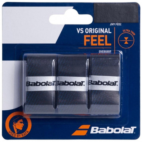 Babolat ülegripid Vs Orginal Feel 3 tk 653040 146/193528, must-sinine